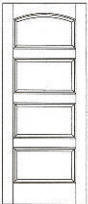 RP-4151 raised panel interior doors
